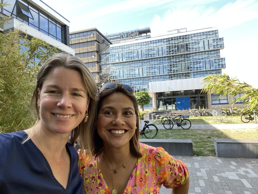 At TU Delft, with the AI Dream Team.
